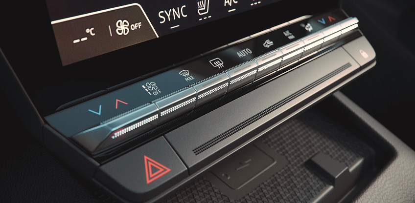 Detailansicht der Lenkrad- und Sitzheizung