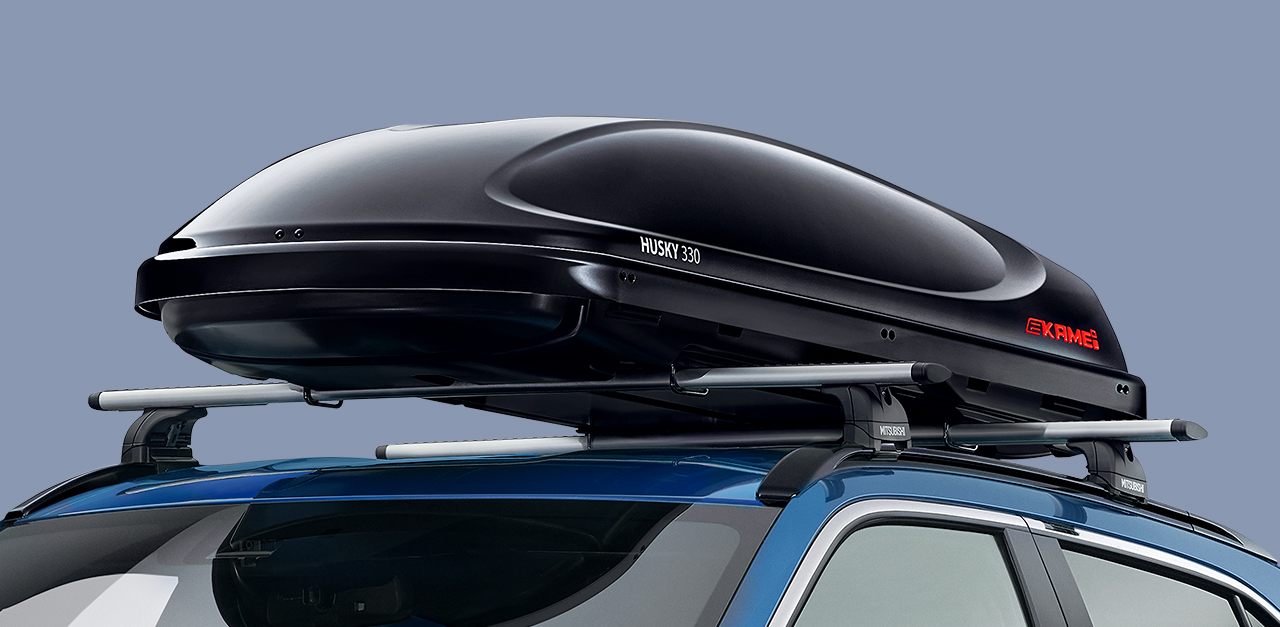 Dachbox Husky 330 f&uuml;r den Mitsubishi Eclipse Cross Plug-in Hybrid