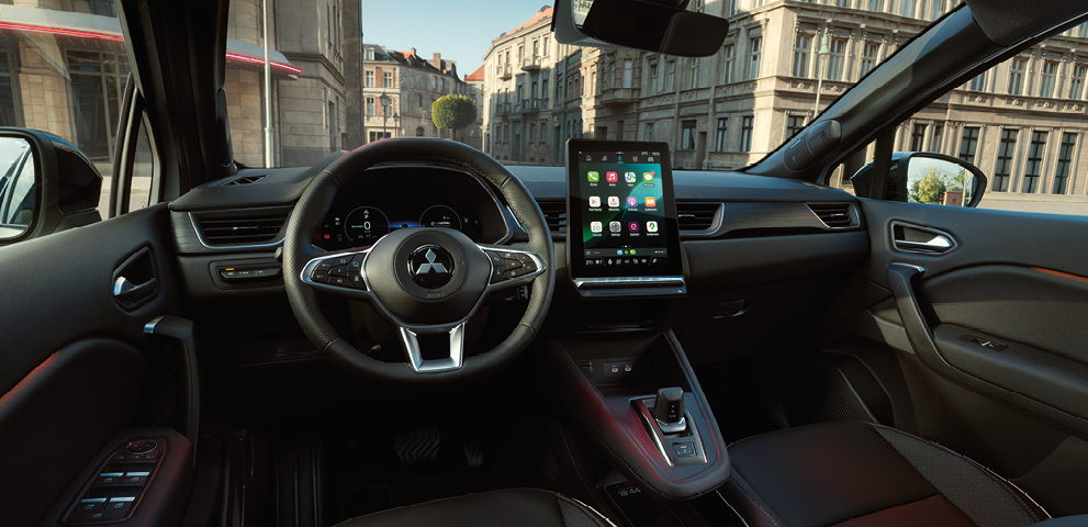 Detailansicht des Fahrerraums im Grandis