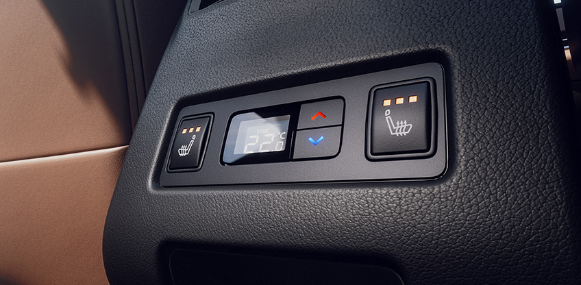 Detailansicht zu den Klimatisierungsm&ouml;glichkeiten im neuen Outlander