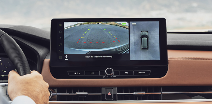 360-Grad-Umgebungskameras im neuen Outlander