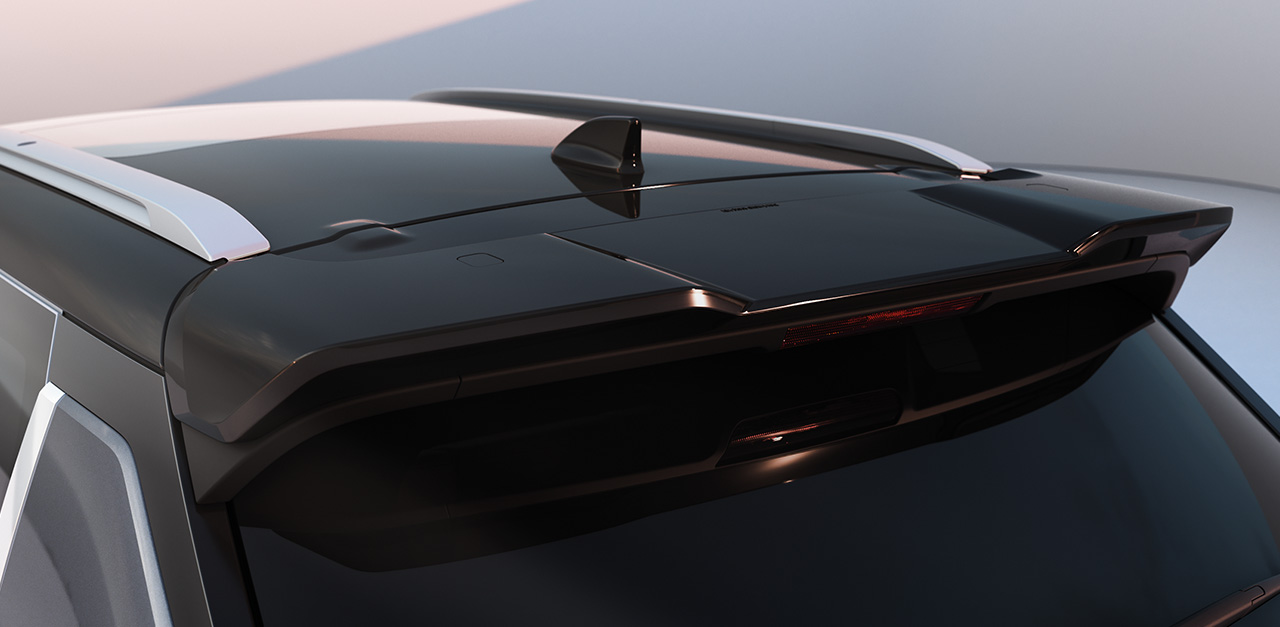 Dachspoiler f&uuml;r den neuen Outlander