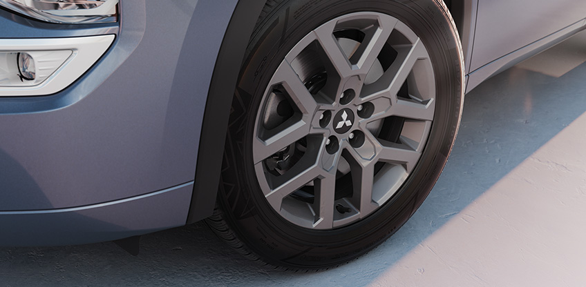 Die Felgen f&uuml;r den neuen Mitsubishi Outlander