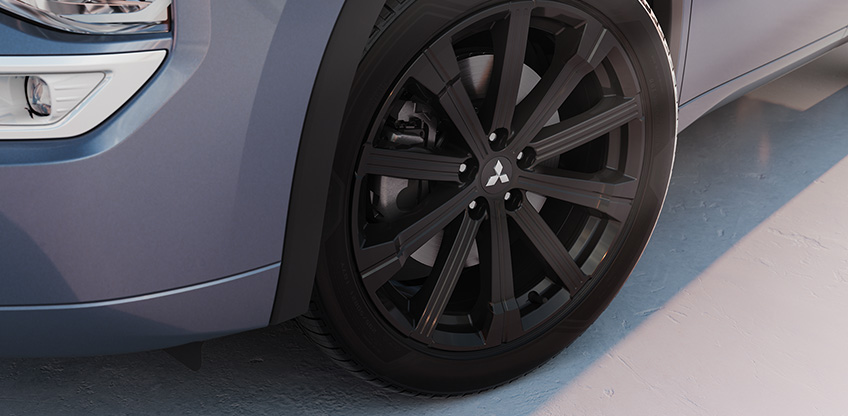 Die Felgen f&uuml;r den neuen Mitsubishi Outlander