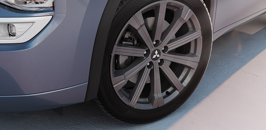 Die Felgen f&uuml;r den neuen Mitsubishi Outlander