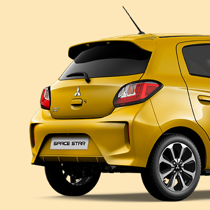 Heckansicht des Space Star  