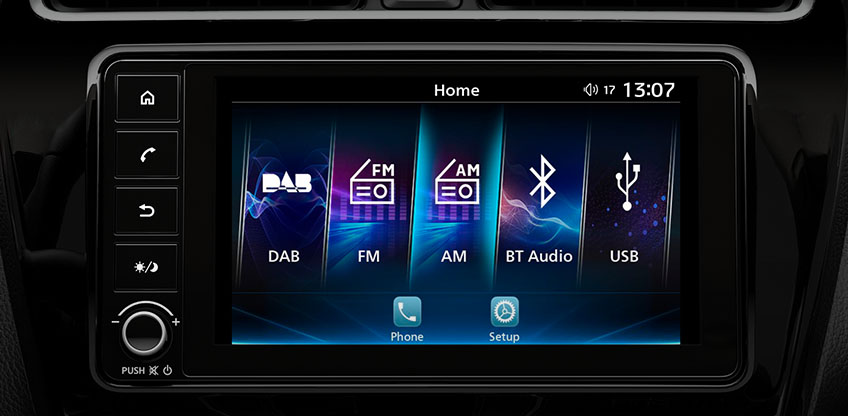 Infotainment im Mitsubishi Space Star Sondermodell Select+