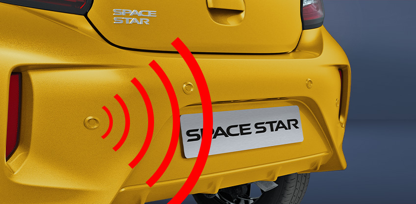 Einparkhilfe f&uuml;r den Mitsubishi Space Star