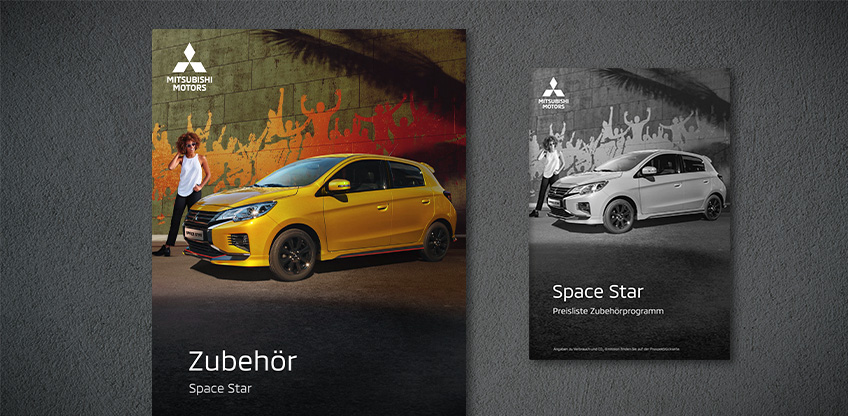 Zubeh&ouml;rbrosch&uuml;re f&uuml;r den Mitsubishi Space Star