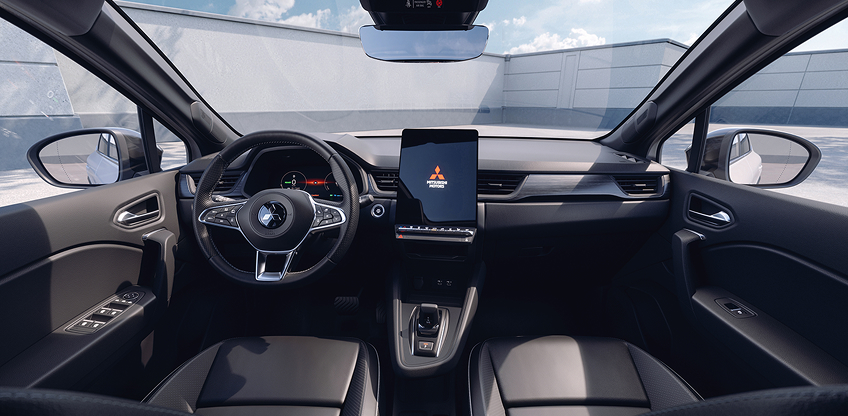 Innenraumansicht von Fahrer- und Beifahrerseite des neuen Grandis